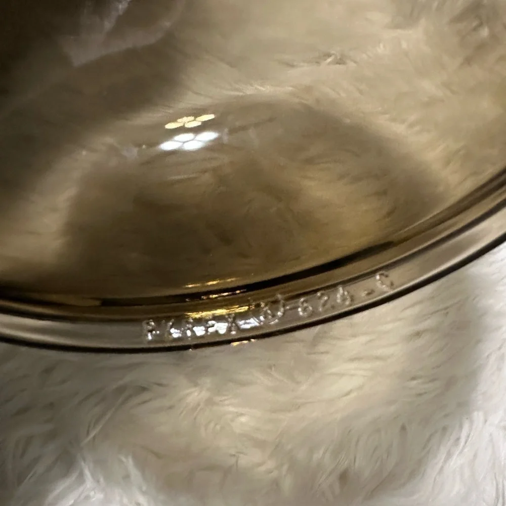 Pyrex Corning Ware Round Vintage Amber Casserole Dish